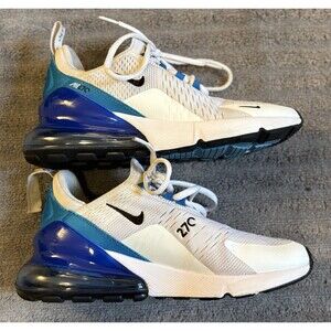 Nike Air Max 270 White Photo Blue AH8050-110 Women’s Size 8